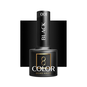 OCHO NAILS Lakier hybrydowy black 002 -5 g