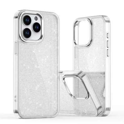 Etui brokatowe na Samsung Galaxy S25 Edge Glitter Case - przezroczyste
