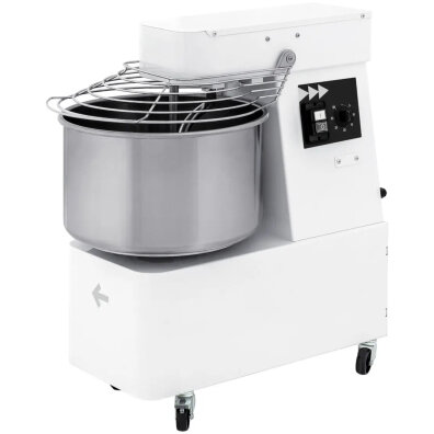 Miesiarka spiralna ze stałą dzieżą 2 prędkości 56 kg/h 22l 400 V 1100 W
