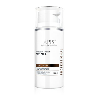 Apis coffee shot kawowy krem anti-aging z kwasem kawowym i ekstraktem z maku 100ml