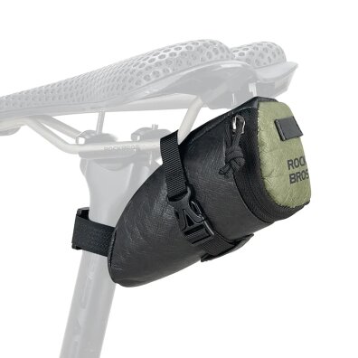 Torba rowerowa podsiodłowa 0.2L - czarno zielona