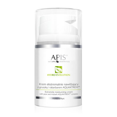 APIS HYDRO EVOLUTION Home terApis Ekstremalnie nawilżający krem z gruszką i rabarbarem AQUAXTREM™ 50ml