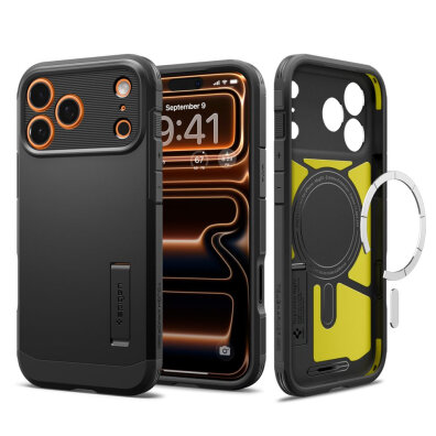 Etui ochronne case na iPhone 17 Pro Tough Armor T MagSafe - czarne