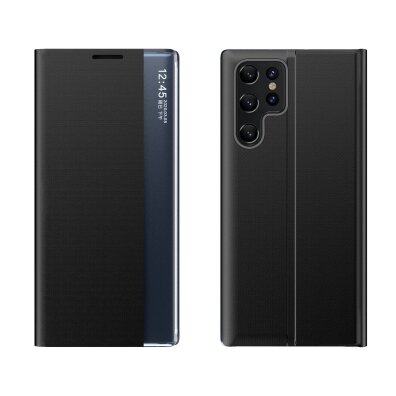 Etui pokrowiec z klapką i podstawką do Samsung Galaxy S24 FE New Sleep Case - czarny