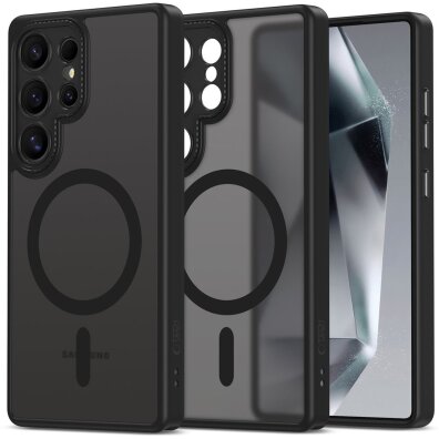 Etui pokrowiec case na Samsung Galaxy S25 Ultra MagCam MagSafe - czarny