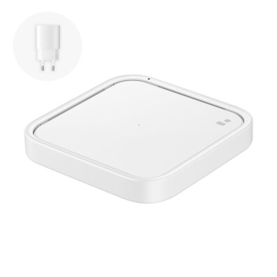 Ładowarka Samsung Wireless Charger Pad indukcyjna 15W + ładowarka sieciowa i kabel USB-C - biała