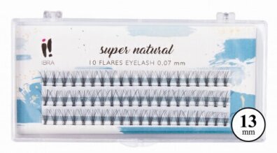 IBRA KĘPKI SZTUCZNYCH RZĘS SUPER NATURAL SKRĘT C 0,07 X 13mm