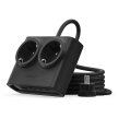 Listwa zasilająca 6w1 AC USB-A USB-C 25W - czarna (1)