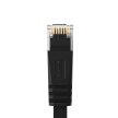 Kabel sieciowy internetowy płaski Ethernet CAT7 10Gbps RJ45 LAN 2m - czarny (5)