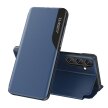 Etui z klapką i podstawką do Samsung Galaxy S24 FE Eco Leather View Case - niebieski