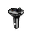 2w1 Transmiter Bluetooth + ładowarka do samochodu S-13 Overseas Edition czarny (2)