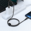 Kabel przewód MFI do iPhone USB-C - Lightning 30W 3A 1.2m czarny (4)