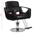 HAIR SYSTEM FOTEL FRYZJERSKI HS52 CZARNY (5)