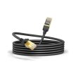 Kabel sieciowy patchcord STP RJ45 Cat 7 5m czarny (2)