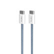 Kabel przewód USB-C 60W 1.5m - niebieski
