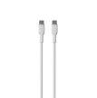 Kabel przewód silikonowy USB-C 60W 1.5m - biały