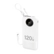 Powerbank K13 10000mAh 22.5W z wbudowanym kablem - biały (1)