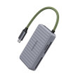 Czytnik kart pamięci SD microSD USB-C - szary