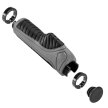 Gripy chwyty rowerowe ergonomiczne śr. 22mm szare (2)