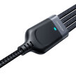 4w1 Kabel przewód USB-A - USB-C 2x iPhone Lightning microUSB 1.2m czarny (2)