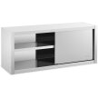 Szafa ścienna gastronomiczna z drzwiami przesuwanymi STAL 140 x 45 x 60 cm (2)