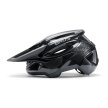Kask na rower górski z regulowanym daszkiem zapięciem magnetycznym 58-62 cm - czarny (2)