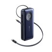 Powerbank 20000mAh 100W ze zwijanym kablami USB-C - czarny (1)