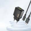 Ładowarka sieciowa 2.4A USB-A - czarna (2)