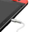 Kabel przewód USB-C Cafule Metal 100W 2m - biały (4)