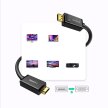 Kabel przewód DisplayPort - HDMI 4K HDR 3D 3m czarny (6)