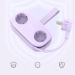 Listwa zasilająca 6w1 AC USB-A USB-C GaN 65W - fioletowa (3)