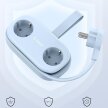 Listwa zasilająca 5w1 AC USB-A USB-C GaN 20W - niebieska (3)