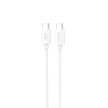 Kabel przewód L4C USB-C - USB-C 30W 480Mb/s 2m - biały