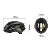 Kask rowerowy z ramą wzmacniającą 58-62 cm - czarny (7)