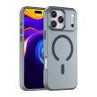 Etui pokrowiec na iPhone 17 Pro Magnetic Abrasive MagSafe - matowe niebieskie