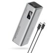 Powerbank 20000mAh USB-C USB-A 100W - szary
