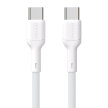 Kabel przewód USB-C 65W 1m - biały