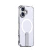 Etui pokrowiec z podstawką na iPhone 17 Hybrid Armor X MagSafe - przezroczysty