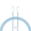 Kabel przewód USB-C - iPhone Lightning Dynamic Series 20W 1m - niebieski