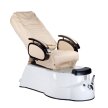 Fotel do pedicure z masażem BR-3820D Kremowy (2)