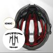 Kask rowerowy z ramą wzmacniającą 58-62 cm - czarny (4)