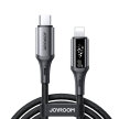 Kabel przewód USB-C - iPhone Lightning S-A60 StarTalk 30W 1.2m - czarny