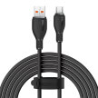 Kabel przewód USB-A - USB-C Pudding Series 100W 2m - czarny