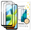 ZESTAW 2x Szkło hartowane 9H na cały ekran Xiaomi Redmi A2 / Redmi A1 z czarną ramką