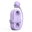 Listwa zasilająca 6w1 AC USB-A USB-C GaN 65W - fioletowa (1)