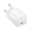 Ładowarka sieciowa USB-C GaN5 30W z kablem USB-C 100W 1m - biała