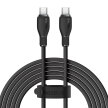 Kabel przewód USB-C Pudding Series 100W 1.2m - czarny
