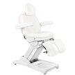 FOTEL KOSMETYCZNY ELEKTR. AZZURRO 872S PEDI-PRO 3 SILN. BIAŁY