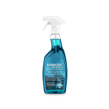 BARBICIDE Spray do dezynfekcji wszystkich powierzchni 1000 ml bez zapachu (1)