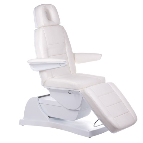 Elektryczny fotel kosmetyczny Bologna BG-228 biały (1)